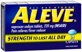 Aleve Caplets 220 mg, 24 Count