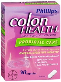Phillips Colon Health Daily Probiotic Capsules, 30 Count
