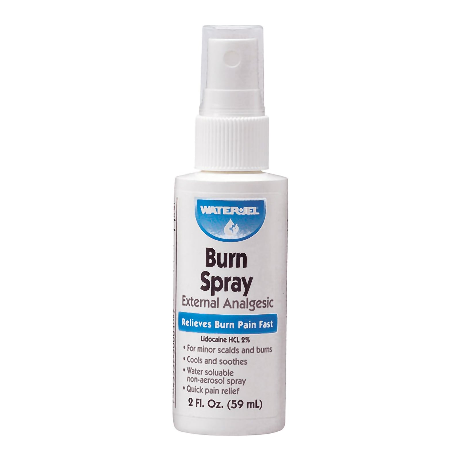 Water Jel Burn Relief Spray with Lidocaine HCl 2 oz