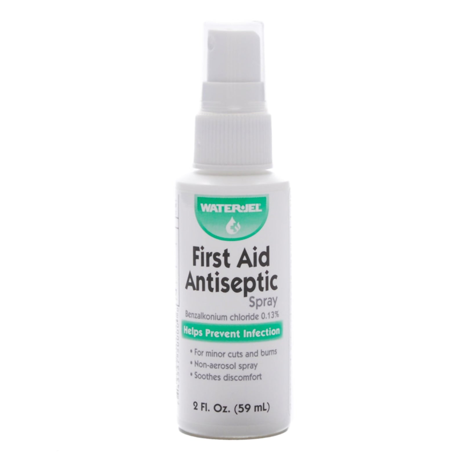 Antiseptic BZK (Benzalkonium Chloride) Water Jel Topical Liquid 2 oz. Spray Bottle