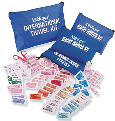 International Travel First Aid Kit 6 X 9 Inch Poly Bag