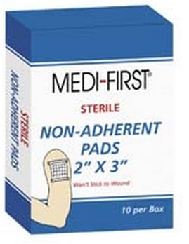 Medi-First® Non-Adherent Dressing 2 x 3 Inch 10-Pack