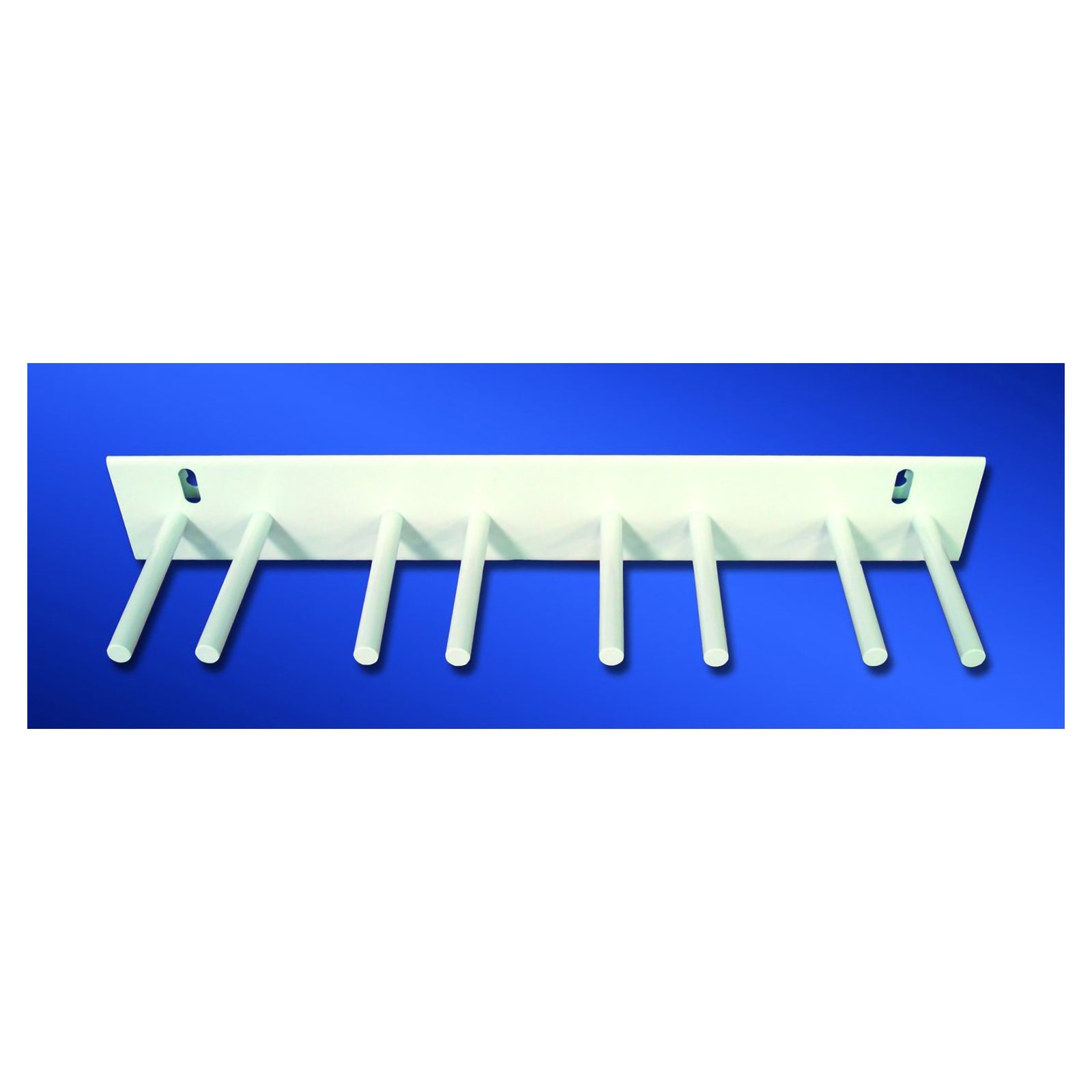 Wolf X-Ray Apron Peg Rack - 8 Pegs, White