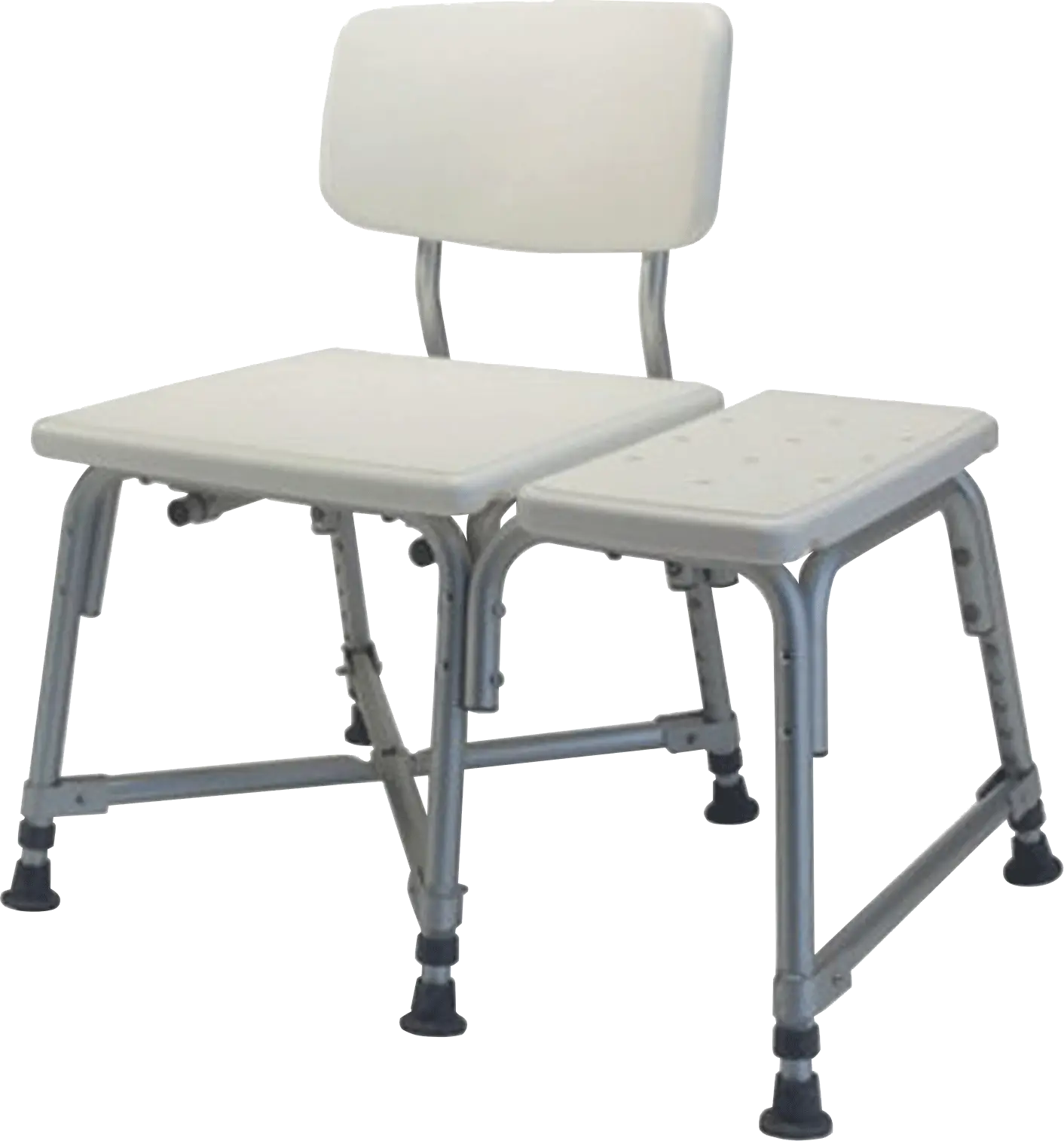 GF Health Products Bariatric Transfer Bench, 13" x 29-1/2" x 20-1/2", Grey