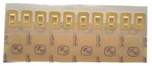 Nu Hope Laboratories Dressing Strap 3-1/2" x 10-1/2" with Barrier and 10 Hooks