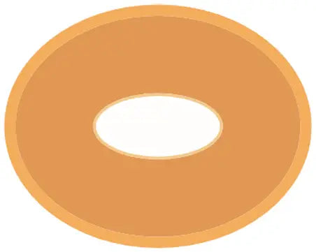 Nu Hope Laboratories Barrier Oval Disc - Flexible Ostomy Barrier