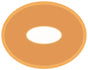 Nu Hope Laboratories Barrier Oval Disc - Flexible Ostomy Barrier