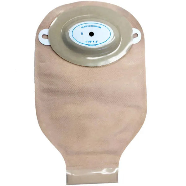 Nu-Hope NuFlex Opaque Oval Drainable Pouch with XT-Barrier, Trim-to-Fit 2-1/4" x 3-3/4"