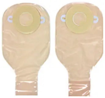 Nu-Flex Round Opaque Ostomy Pouch with Barrier
