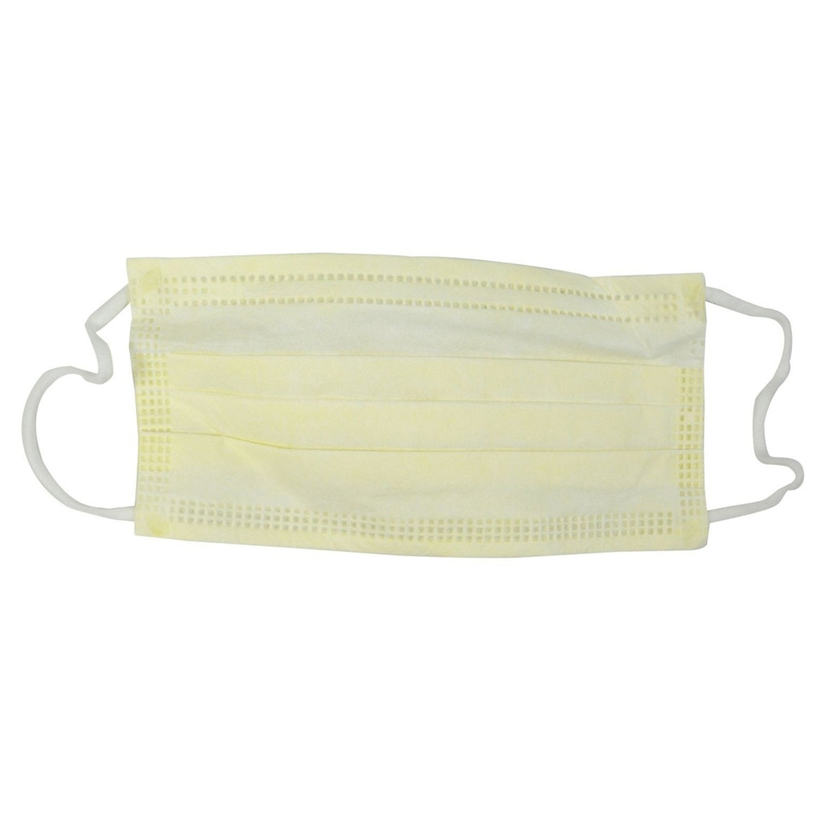 Cardinal Health Procedure Mask ASTM Level 1 with Earloops, Yellow