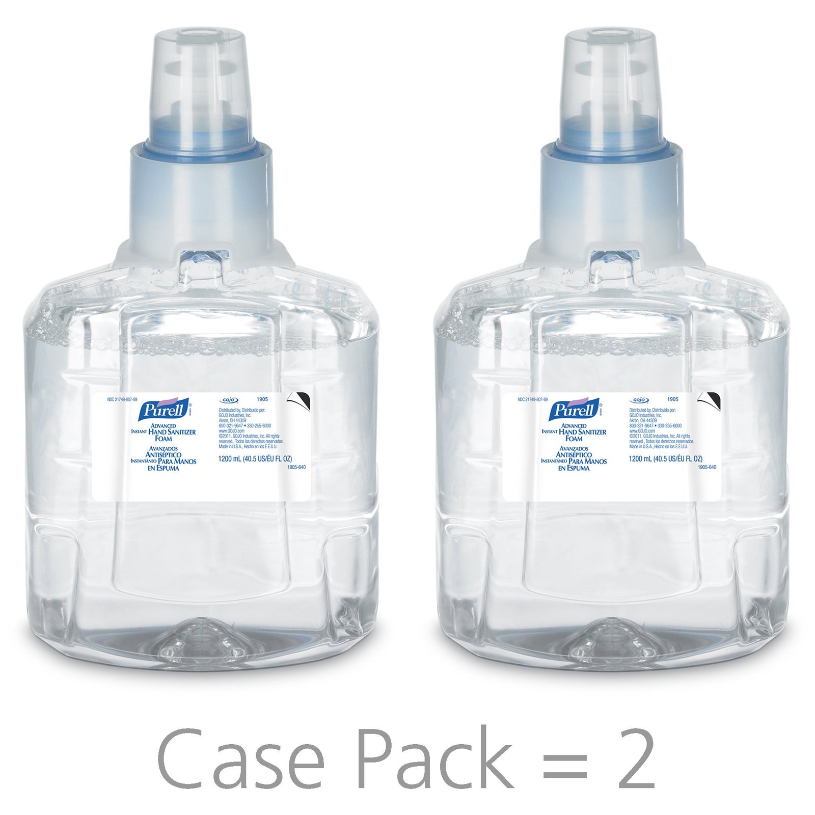 Purell® Advanced Hand Sanitizer Foaming Dispenser Refill 1,200 mL