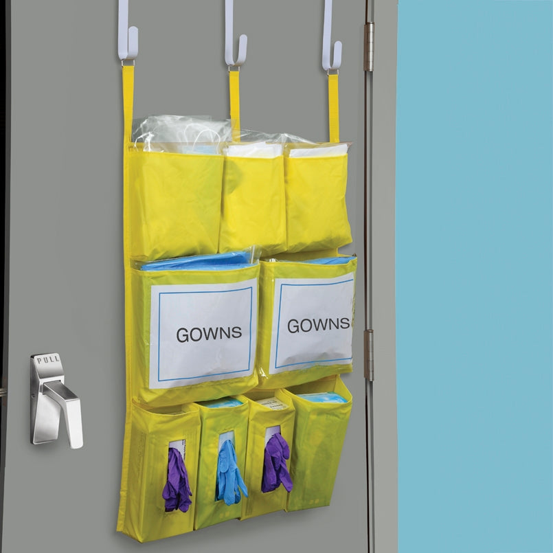Isolation PPE Station Yellow 25 x 33 Inch Nylon Caddy