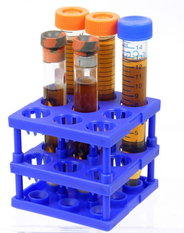 UNICO 9-Place Tube Cube Rack for 8-16 mm Tubes