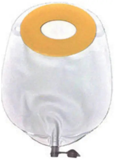 Nu-Flex Oval Urinary Pouch Half Convex Precut 5/8" x 7/8" Opening 20oz 9-1/4" Medium Oval
