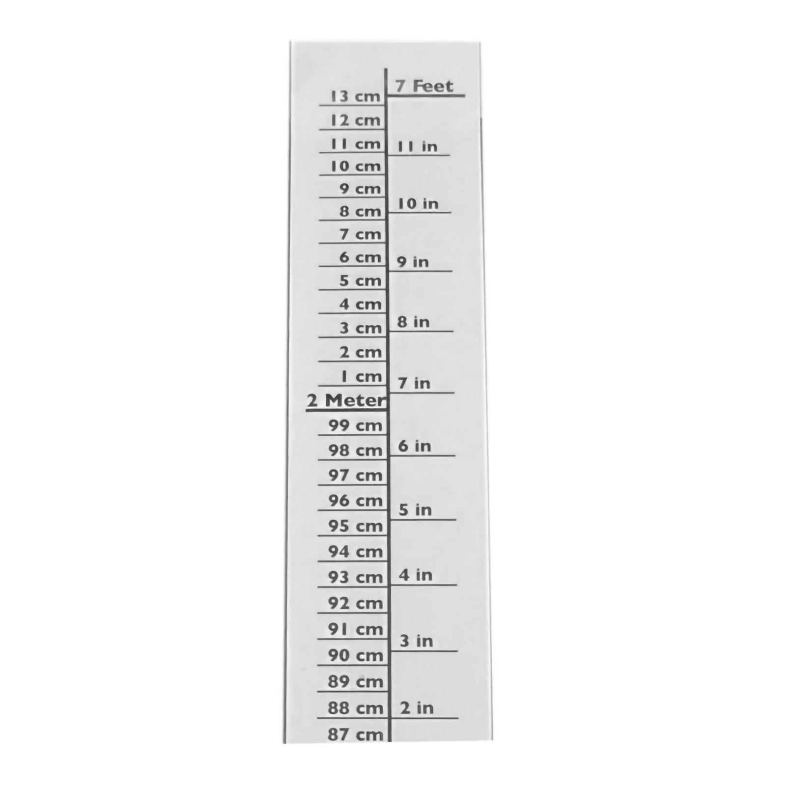 Pedia Pals 7 Foot Laminated Height Chart