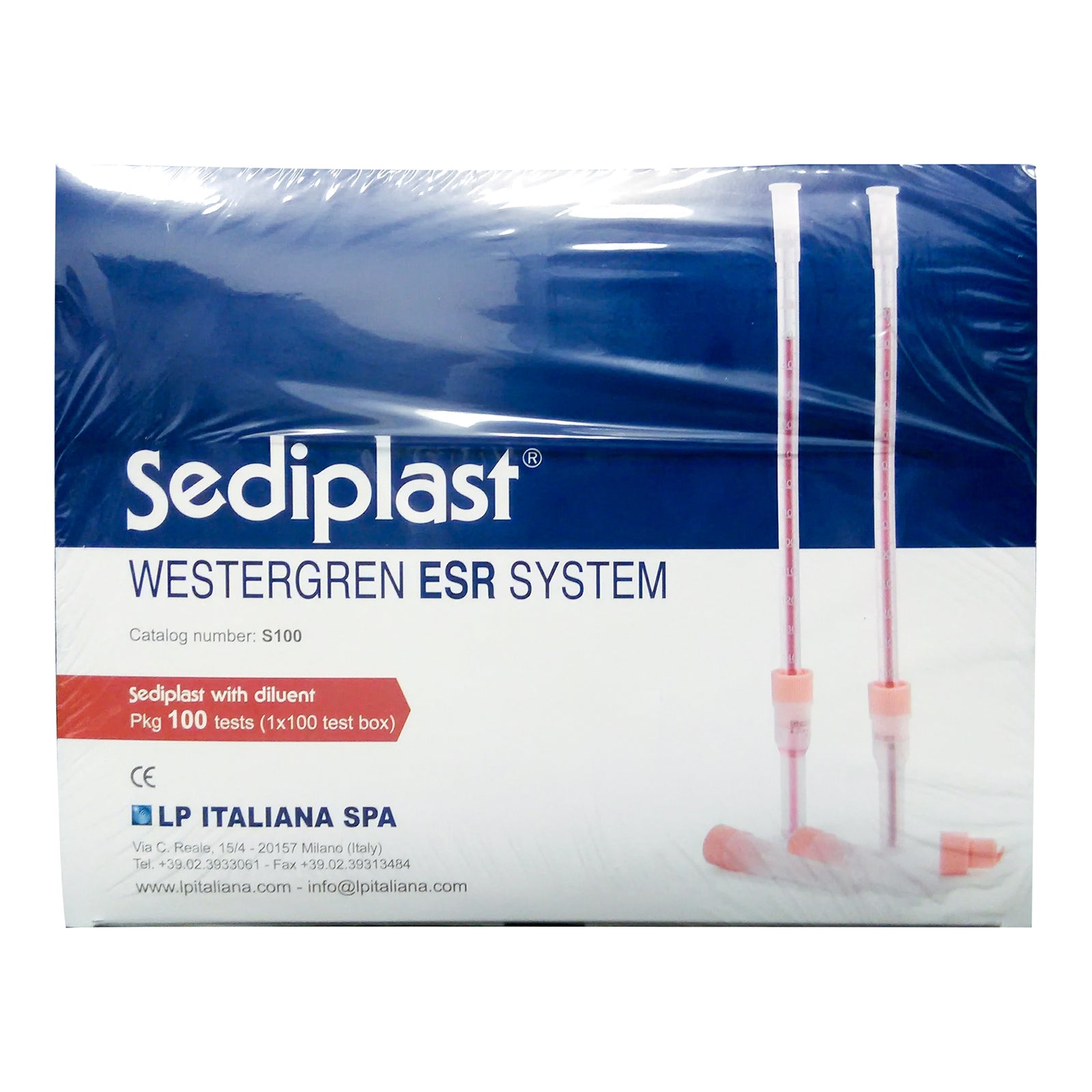 Sediplast Sedimentation Tube with Sodium Citrate Additive