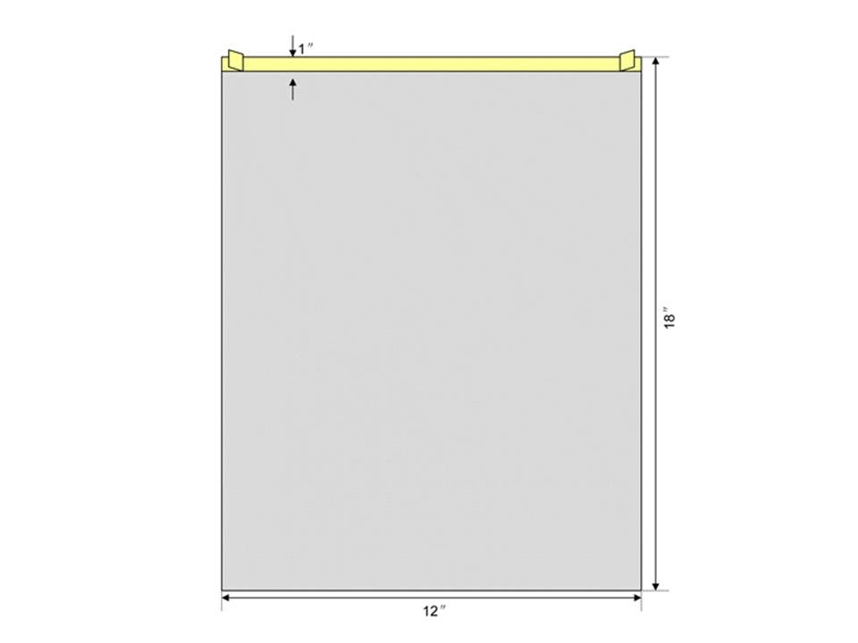 General Purpose Drape ClearView 12" x 18" Sterile