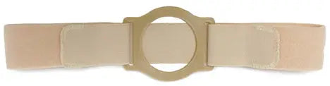 Nu-Comfort 2" Wide Beige Support Belt with 3-1/4" I.D. Ring Plate for 32"-35" Waist