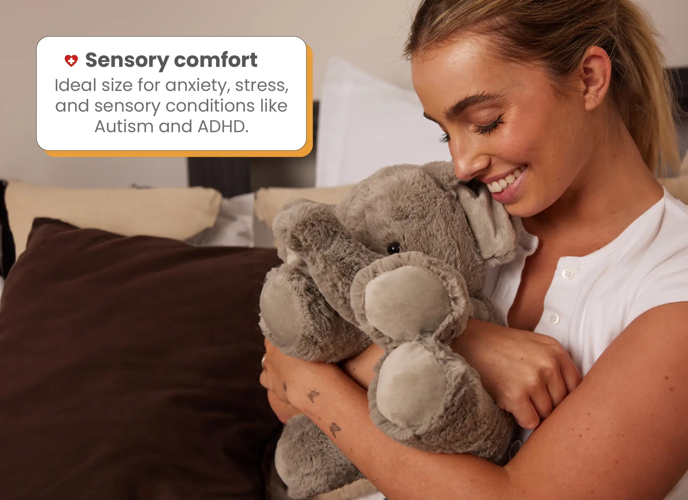 Hot And Cold Therapy Weighted Toy For Anxiety Relief by HUGZ