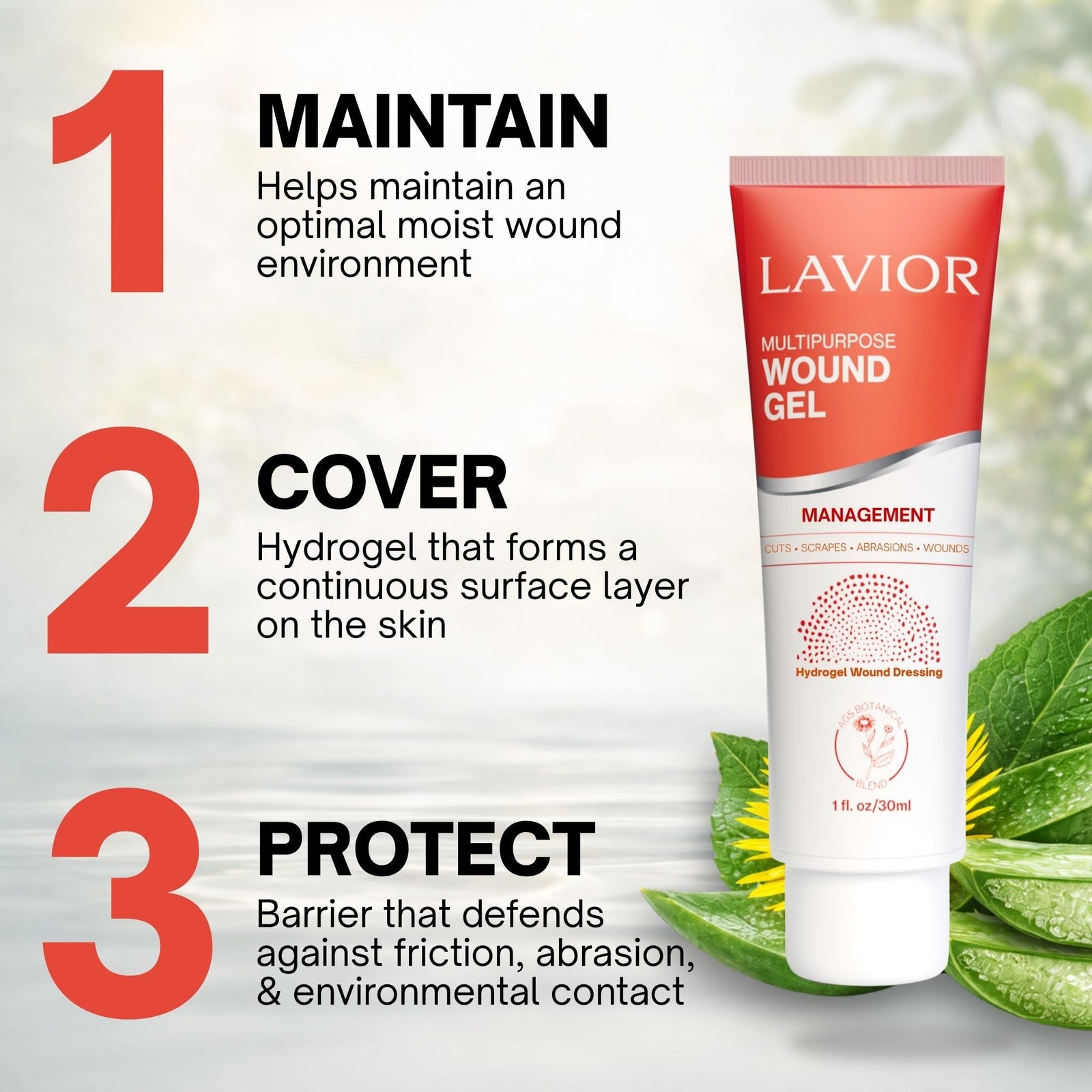 Lavior Multipurpose Wound Gel, 1 oz