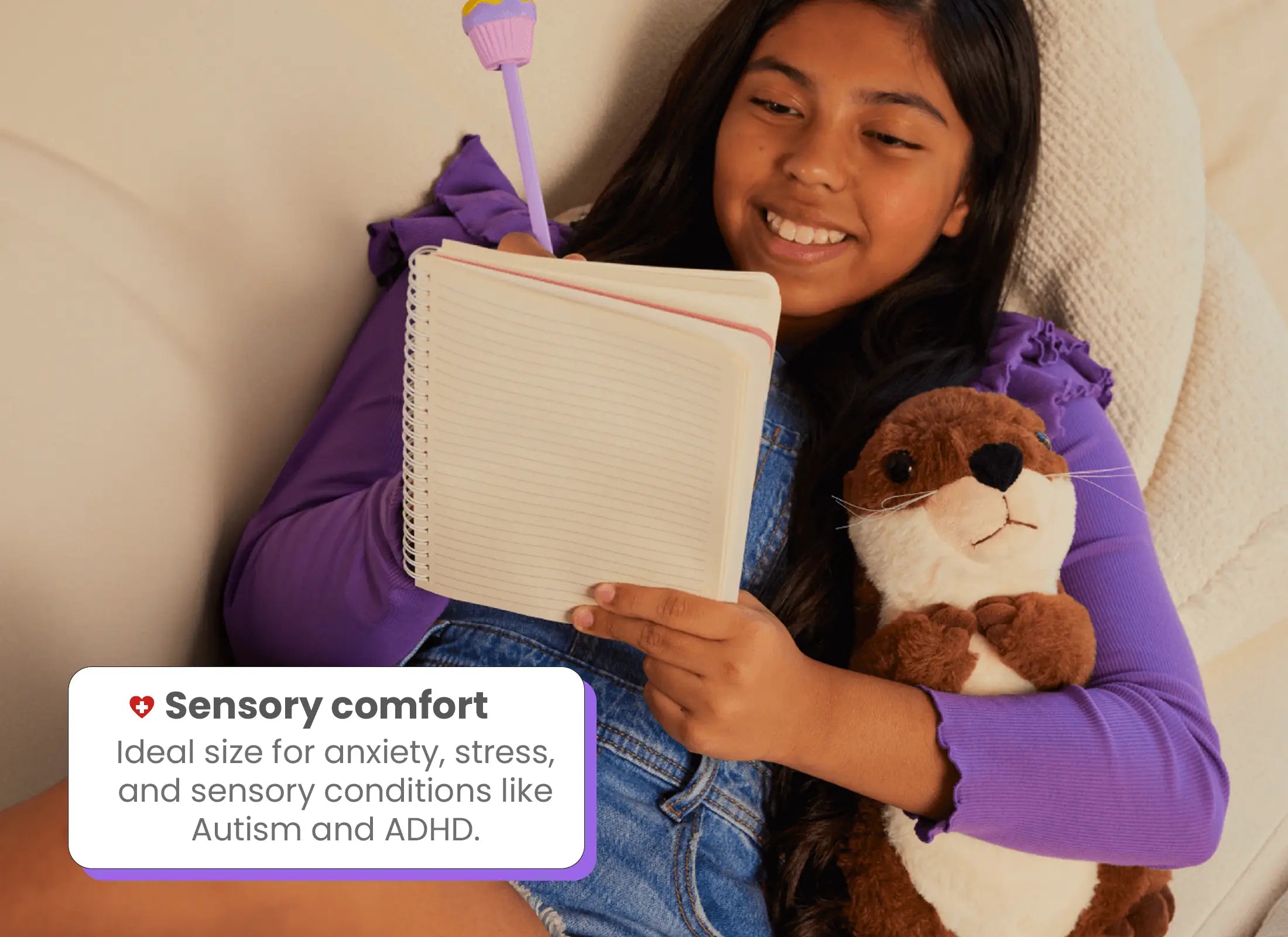 Hot And Cold Therapy Weighted Toy For Anxiety Relief by HUGZ