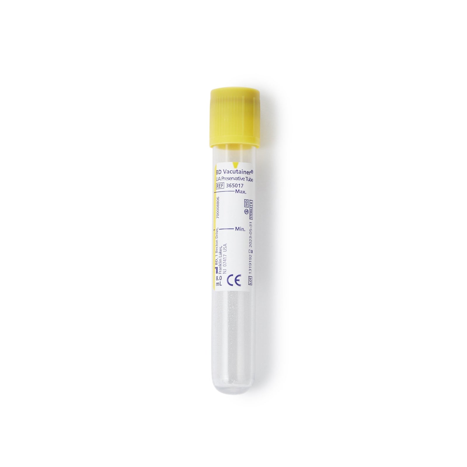 BD Vacutainer® Urinalysis Tube with Preservative