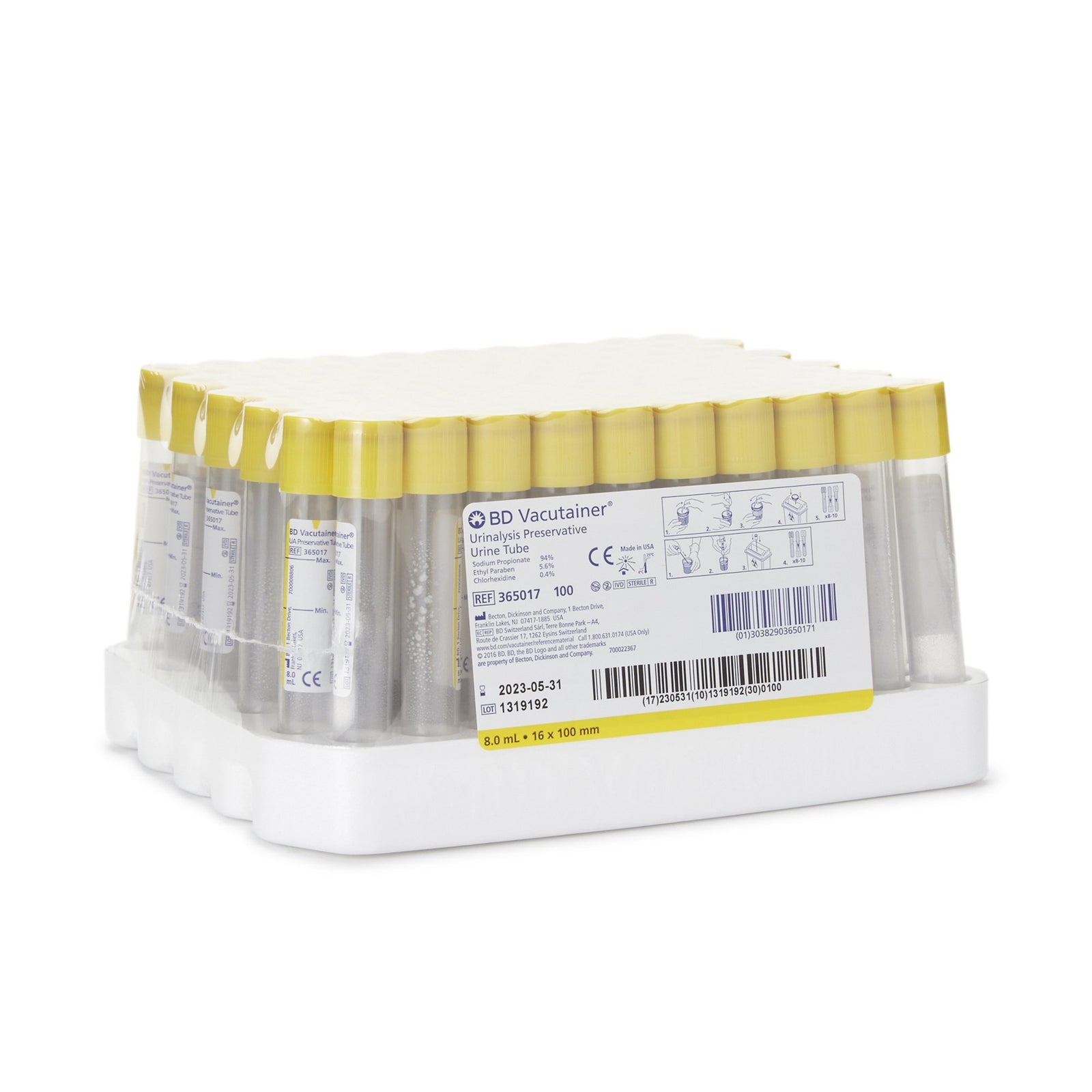 BD Vacutainer® Urinalysis Tube with Preservative