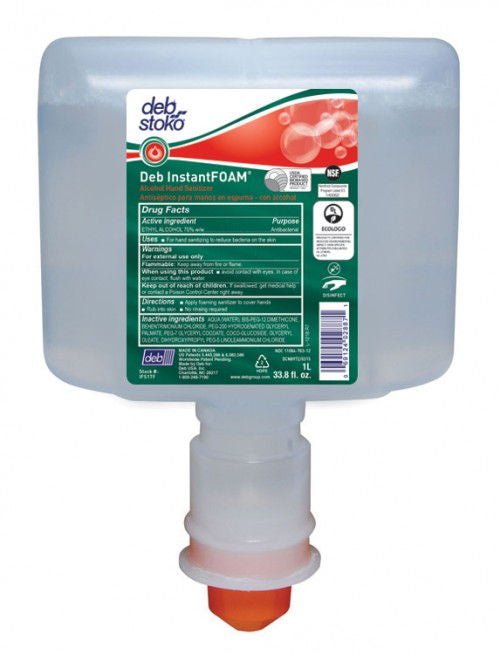 SC Johnson Professional Deb InstantFOAM Alcohol Hand Sanitizer, 1 L