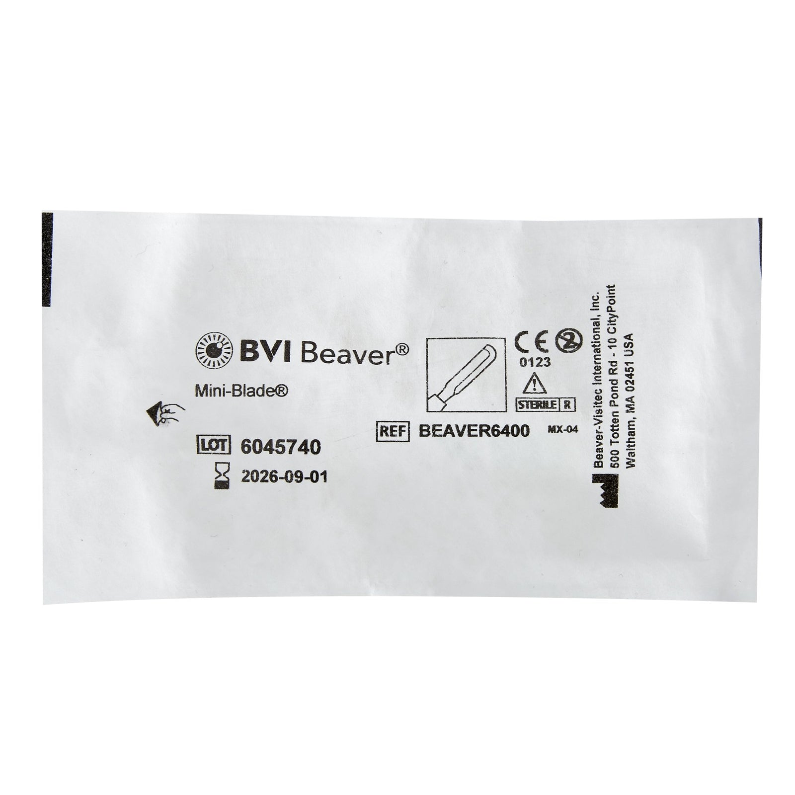 Surgical Blade Beaver 6400 Mini-Blade No. 6400 Sterile - Box of 20