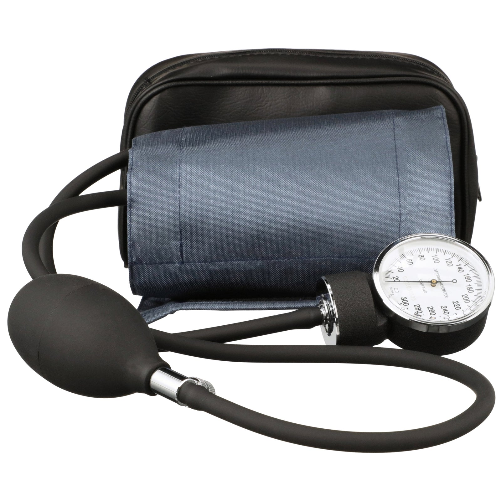 McKesson MedSurg Aneroid Sphygmomanometer Unit, Adult, Navy Blue, Reusable