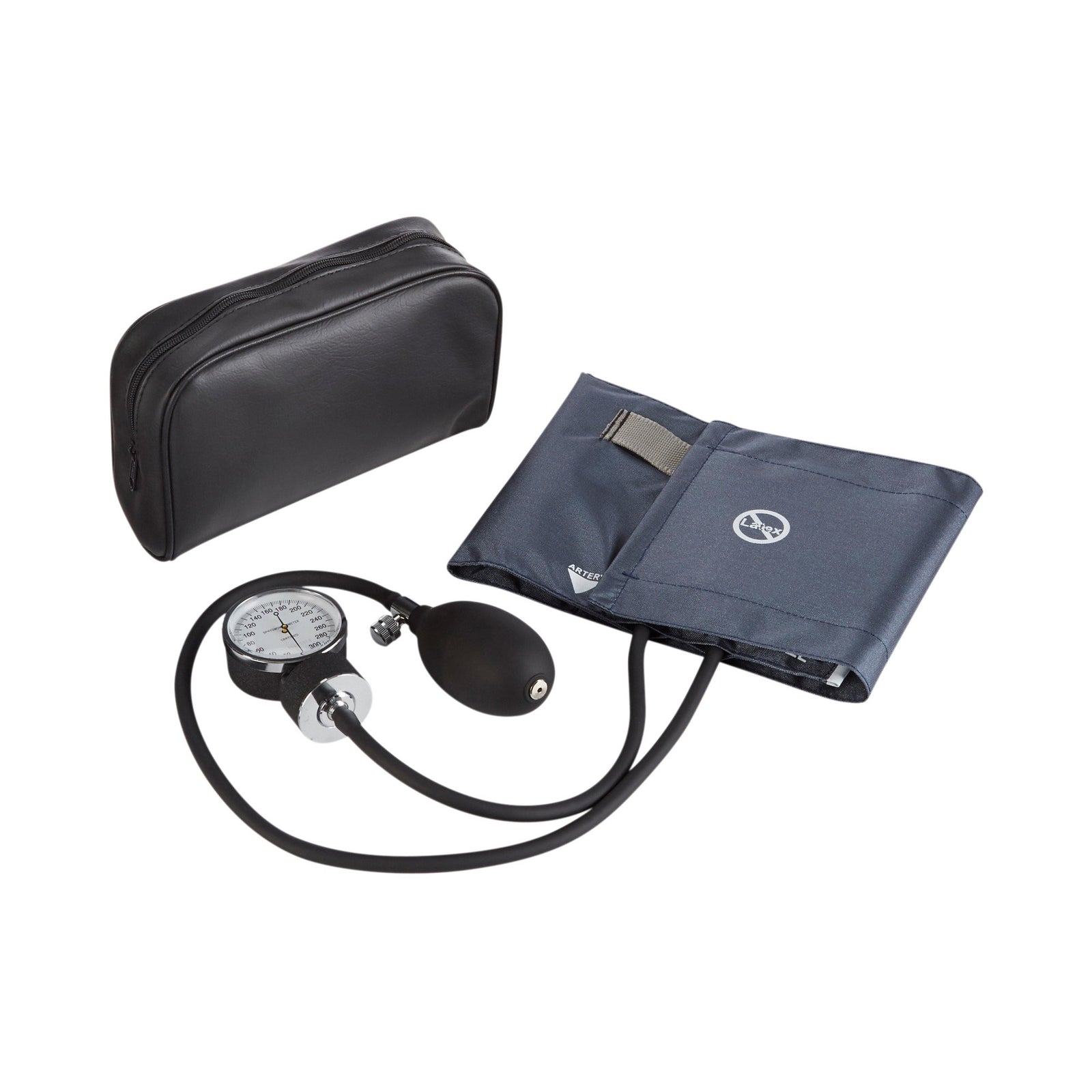 McKesson MedSurg Aneroid Sphygmomanometer Unit, Adult, Navy Blue, Reusable