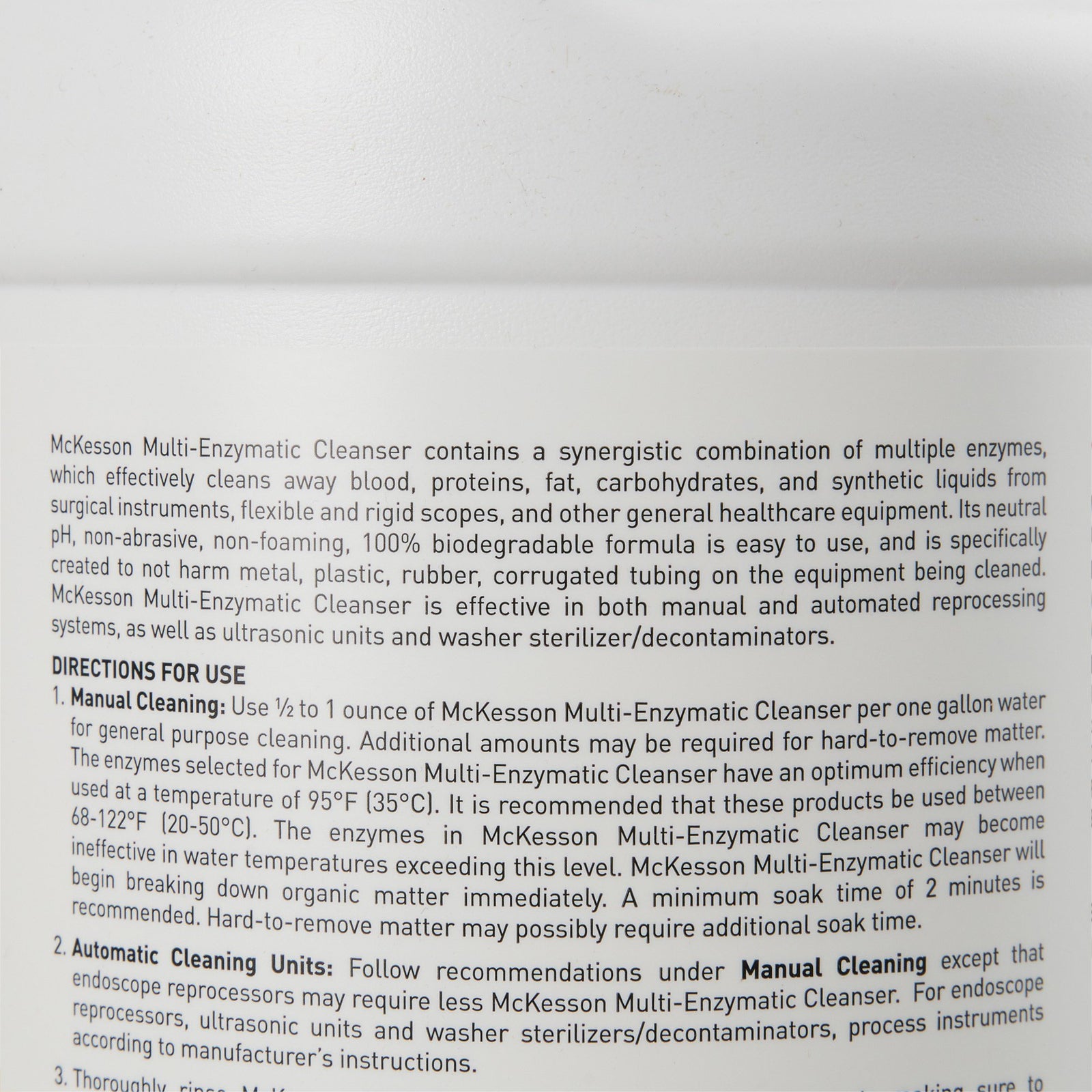 McKesson Multi-Enzymatic Instrument Detergent