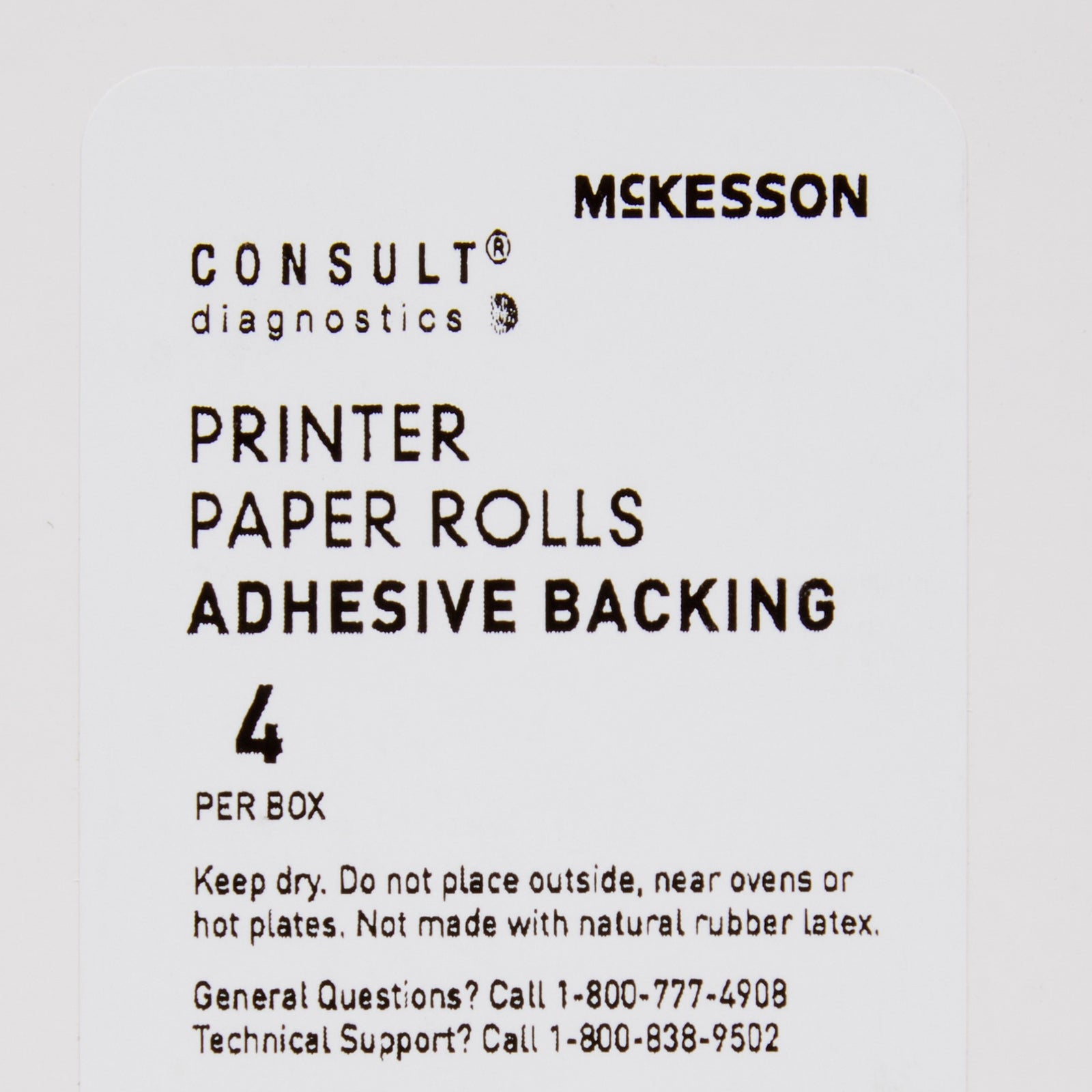 McKesson Consult Printer Paper Rolls