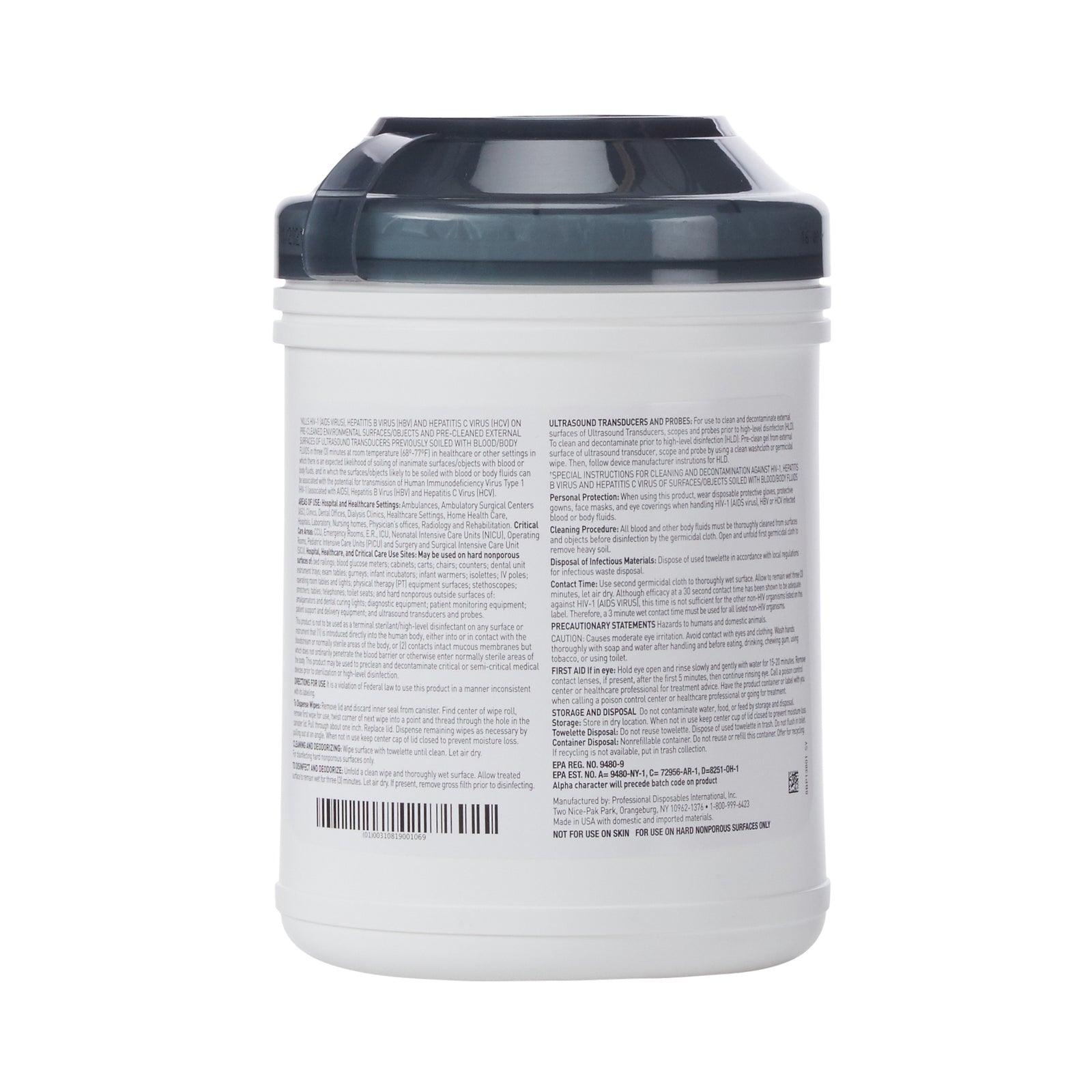 Sani-Cloth® AF3 Premoistened Germicidal Wipes