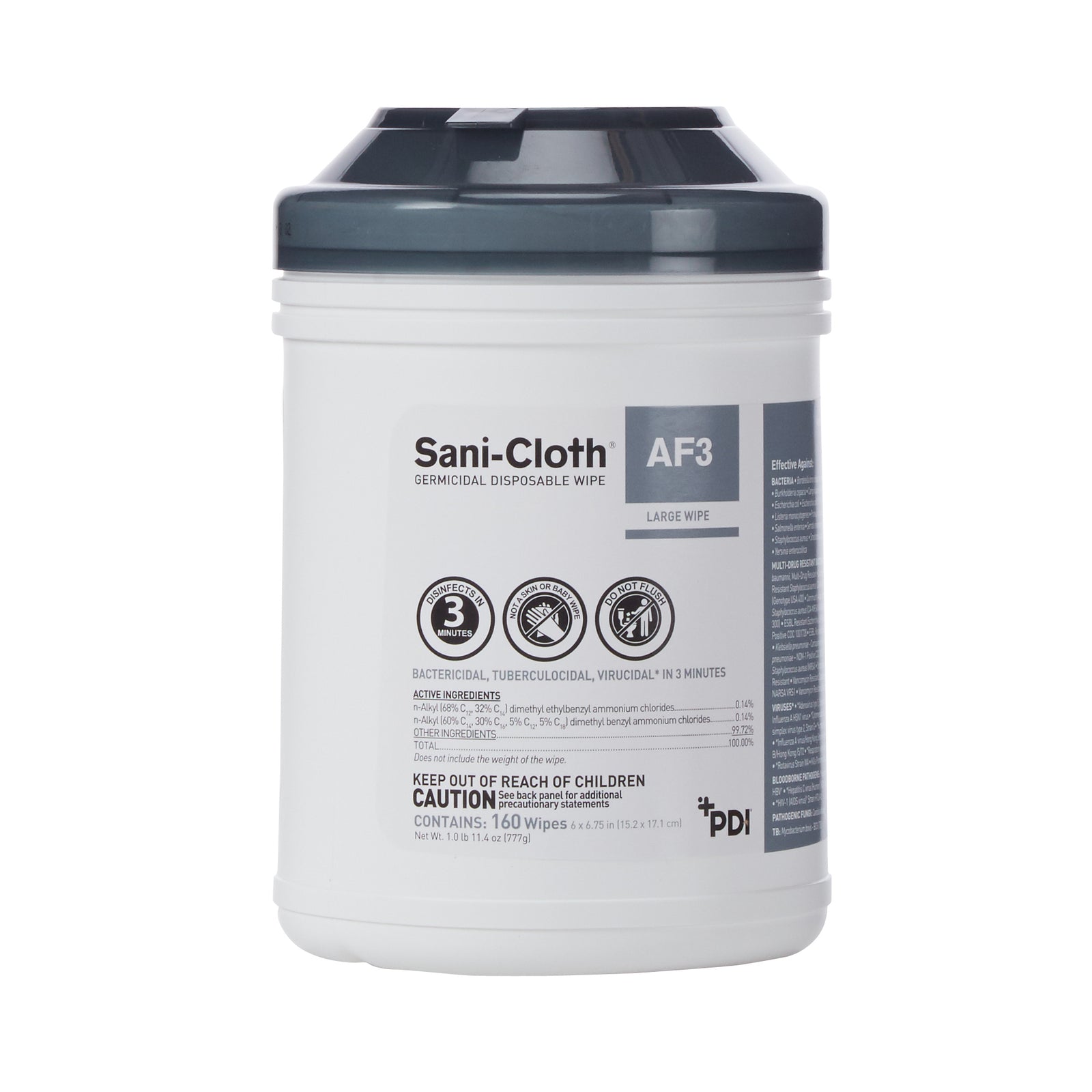 Sani-Cloth® AF3 Premoistened Germicidal Wipes