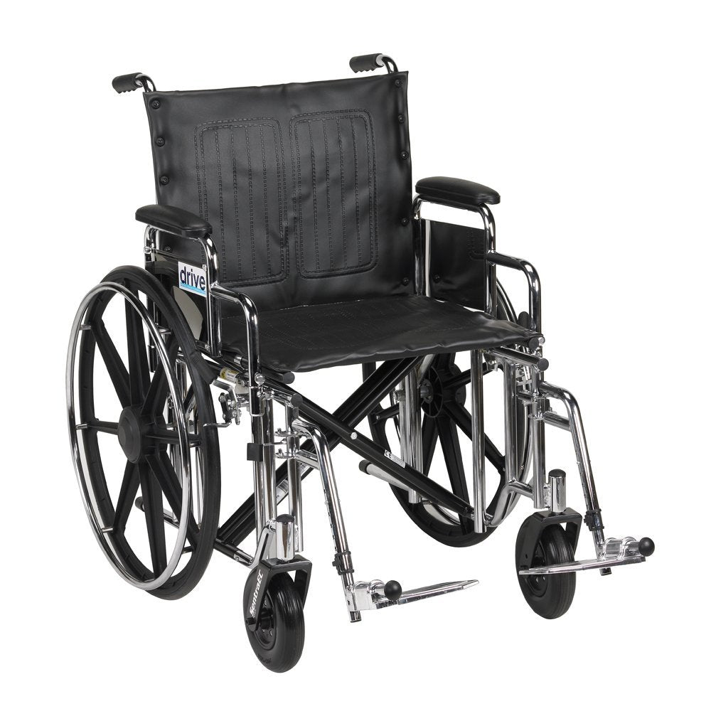 drive™ Sentra Heavy Duty Bariatric Wheelchair with 20 Inch Seat Width