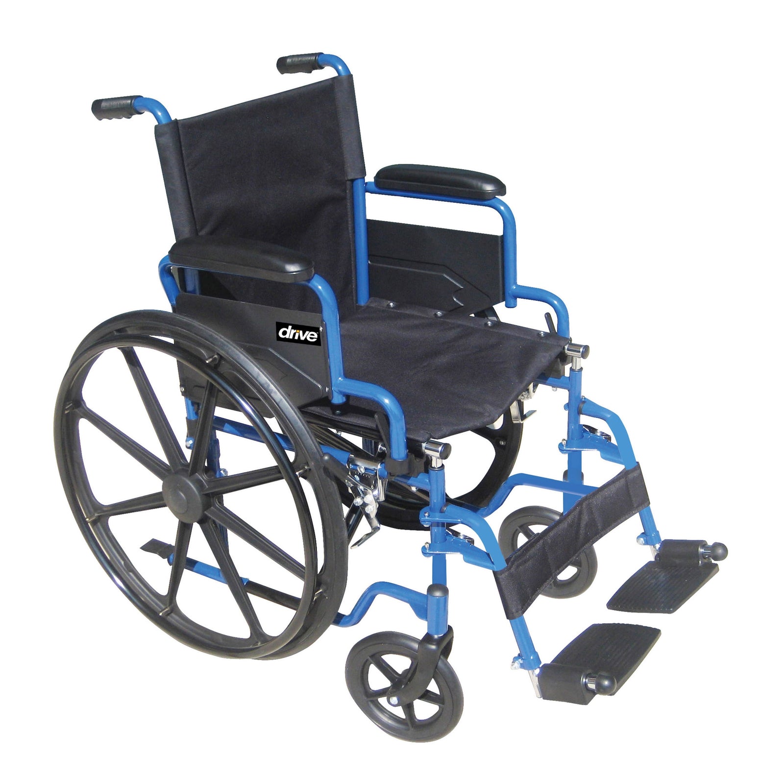 Drive Blue Streak Adult Wheelchair with Swing-Away Footrest