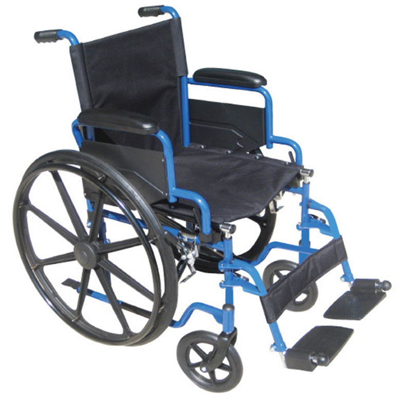 Drive Blue Streak Adult Wheelchair with Swing-Away Footrest
