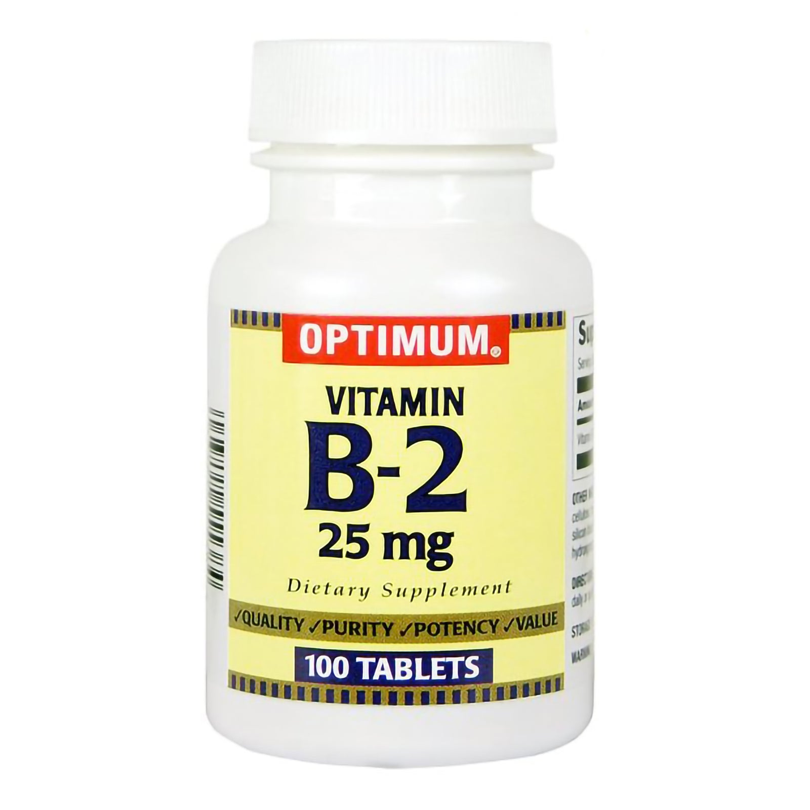 MCKESSON PHARMAC Vitamin B-2 Tablets, 25 mg
