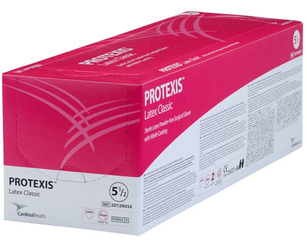 Cardinal Health Latex Surgical Gloves, Smooth, Sterile, Size 8.5