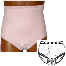 Team Options Split-Lace Crotch Ostomy Undergarment