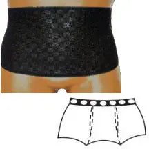 Team Options Ladies Brief with Open Crotch - Ostomy Undergarment