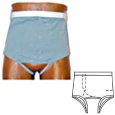 Team Options Men's Backless Ostomy Undergarment with Built-in Barrier/Support