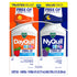 Vicks Kids DayQuil & NyQuil Cold & Cough Multi-Symptom Relief Liquid, 12 fl oz (2 x 6 fl oz)