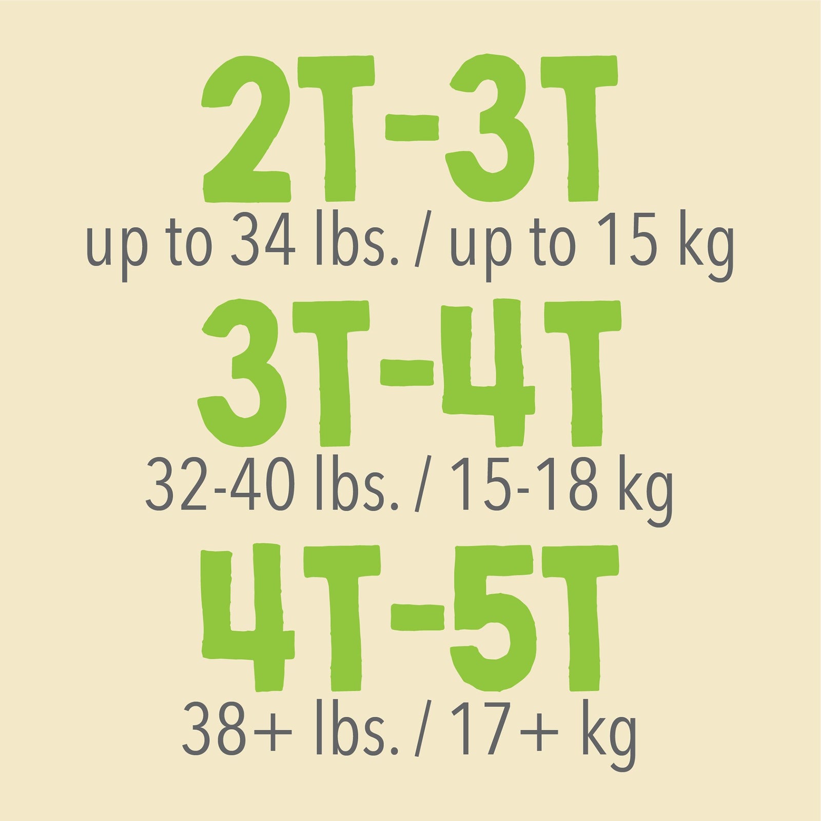 Cutie Pants® Toddler Training Pants Size 2T-3T
