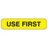 Indeed Use First Quality Control Auxiliary Labels