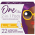 One by Poise Supreme Ultrathin Regular Wing Pads - 22 Count