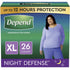 Depend Night Defense Incontinence Overnight Underwear for Women, XL