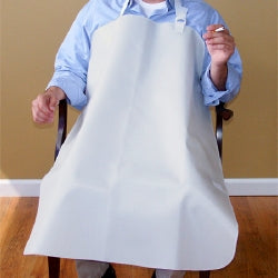 White Smoker's Apron 30 x 34 Inch