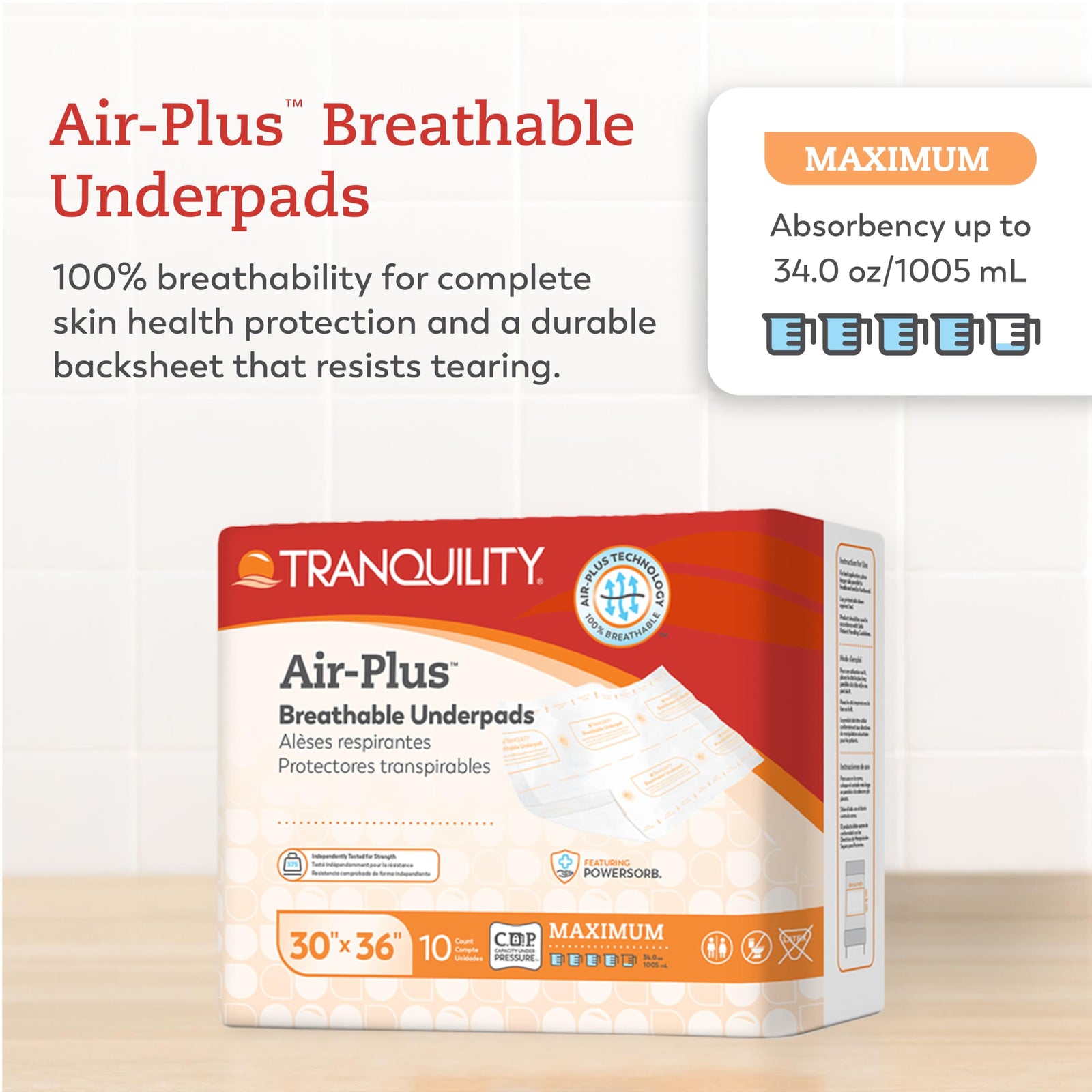 Tranquility AIR-Plus Underpad